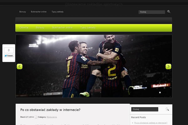 Footballnet theme site design template sample