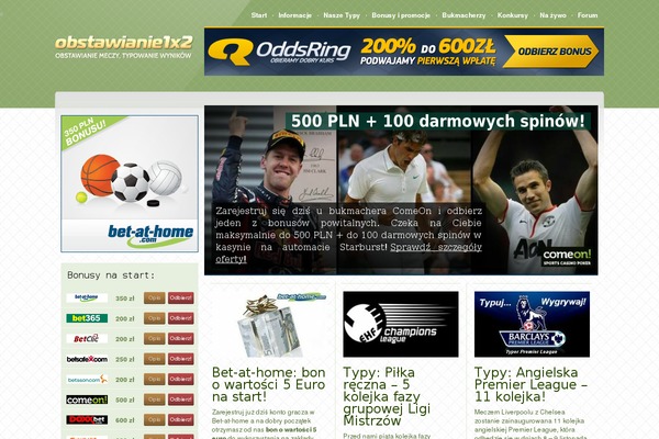 obstawianie1x2.pl site used Winners
