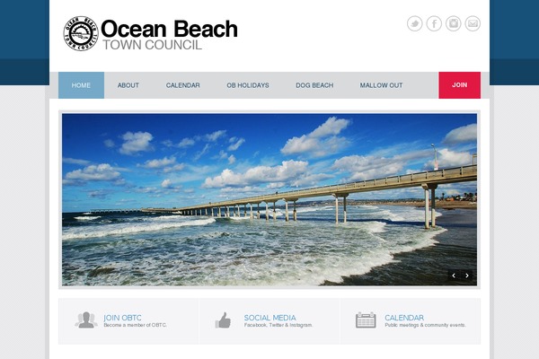 Politician theme site design template sample