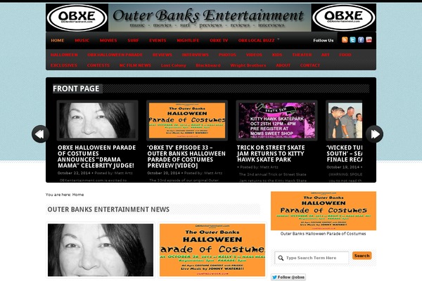 Site using Otw-blog-manager plugin