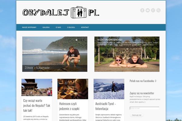 Site using Jamie Social Icons plugin