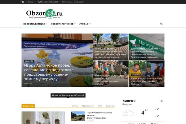 Newspaper theme site design template sample