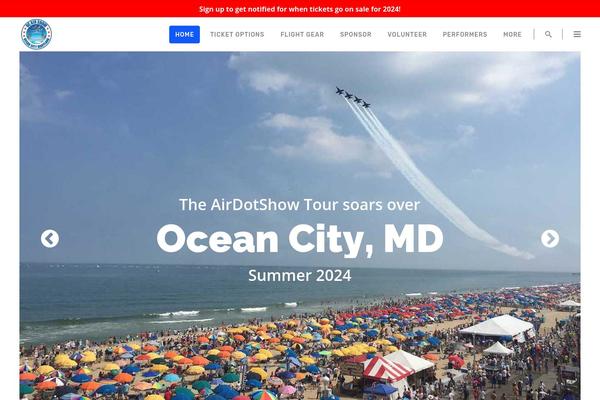 ocairshow.com site used Xpo-child