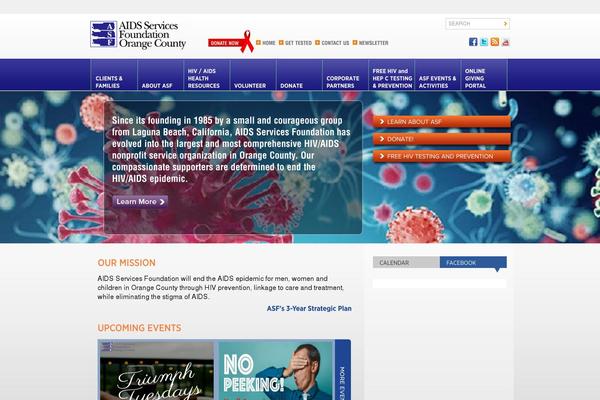 Asf theme site design template sample