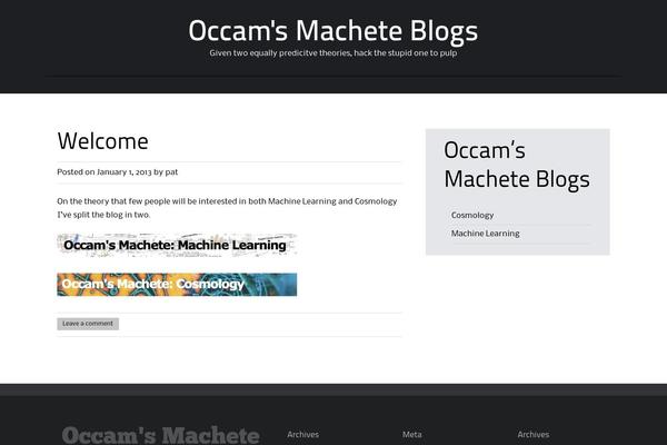Alexandria theme site design template sample
