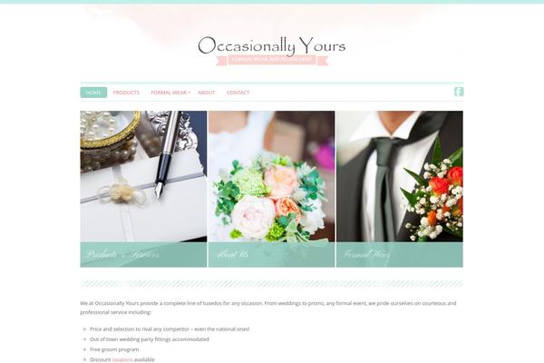 Chamomile theme site design template sample