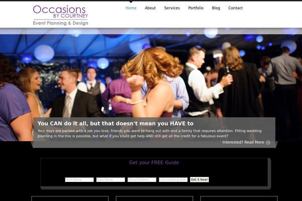 ButterBelly theme site design template sample