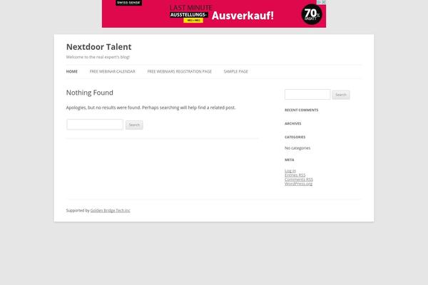 Site using Event Registration plugin
