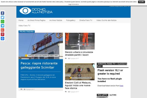 Newspaper Child theme site design template sample