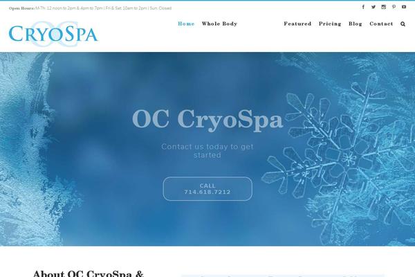 Avada Child theme site design template sample