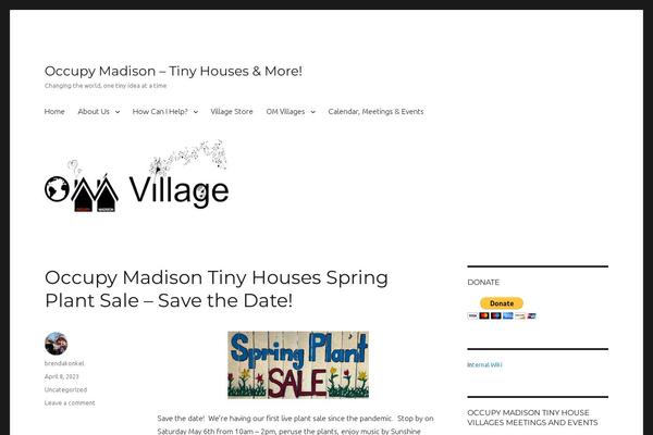 Twenty Sixteen theme site design template sample