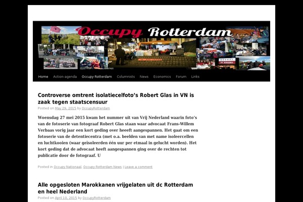 occupyrotterdam.org site used Twenty Ten