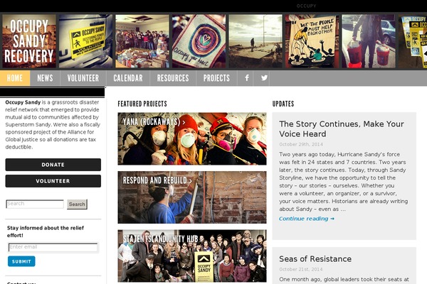 Sandy theme site design template sample