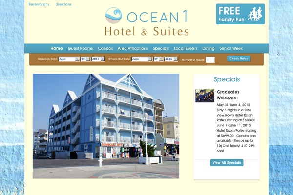 D3corp theme site design template sample