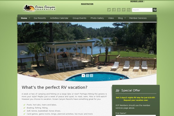 oceancanyon.com site used Ocp