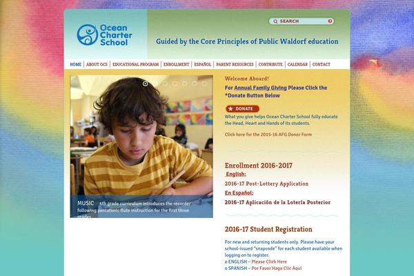 Ocs theme site design template sample