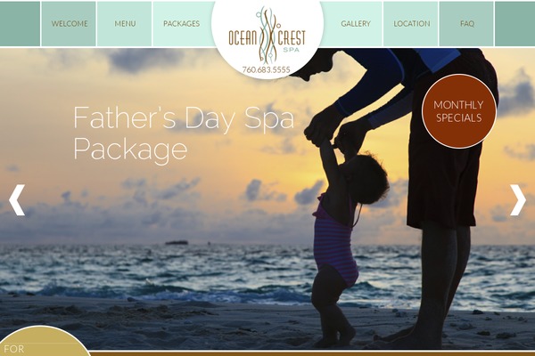 oceancrestspa.com site used Oceancrestspa