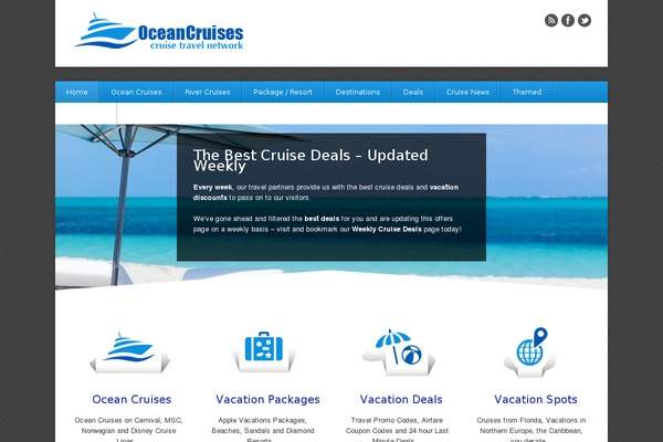 oceancruises.com site used Everest