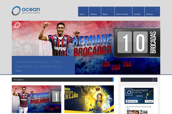 Novelti theme site design template sample