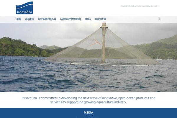 Marine theme site design template sample