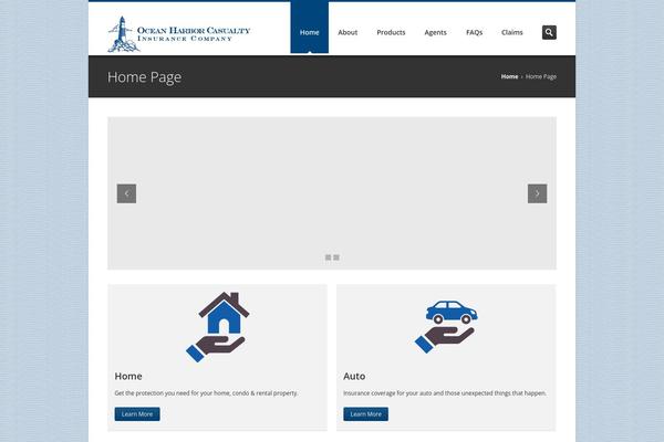 Inceptio theme site design template sample
