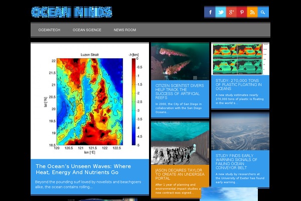 Surfarama theme site design template sample