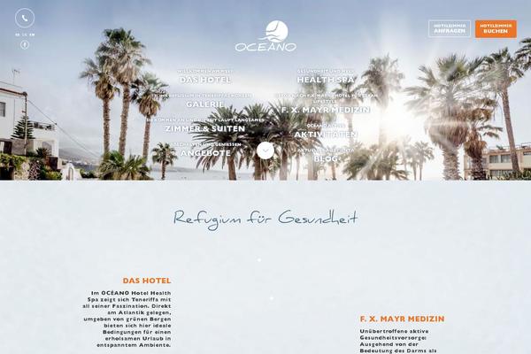 Oceano theme site design template sample
