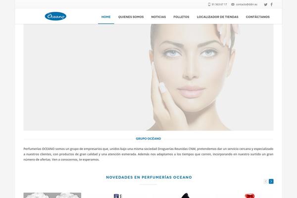 Savia theme site design template sample