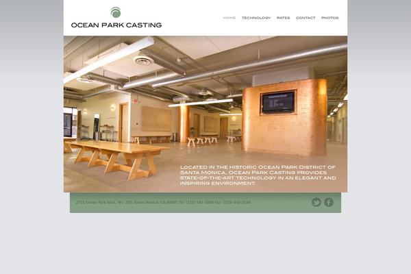 Ocean theme site design template sample