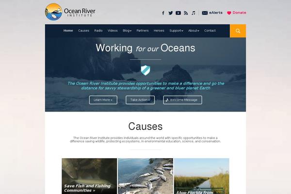 oceanriver.org site used Oceanriver