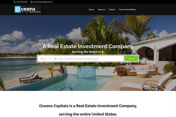 Houzez theme site design template sample