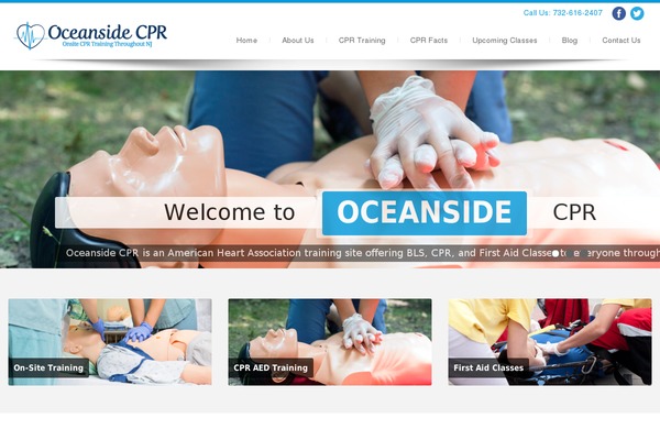 OnePress theme site design template sample