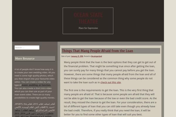 Blog Fever theme site design template sample