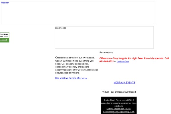 oceansurfresort.com site used Surf