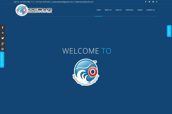 Enigma Premium theme site design template sample