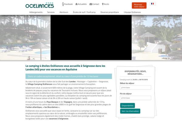 Fcx theme site design template sample