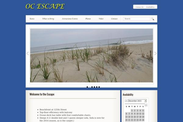 Sunnybeach theme site design template sample