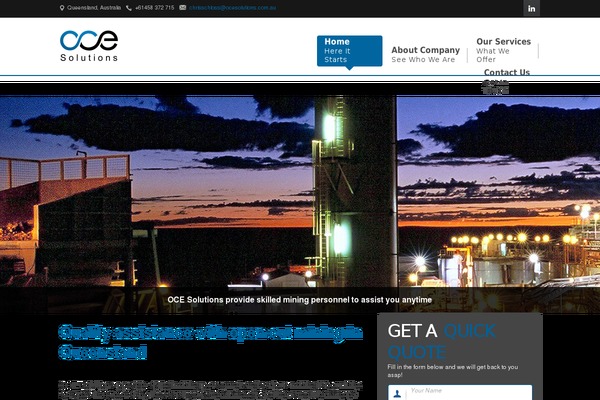 Solutions theme site design template sample