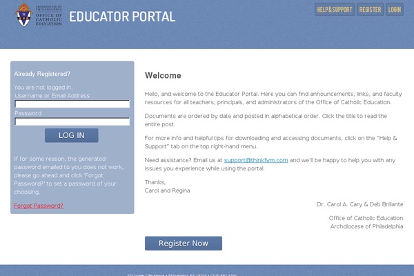 Portal theme site design template sample