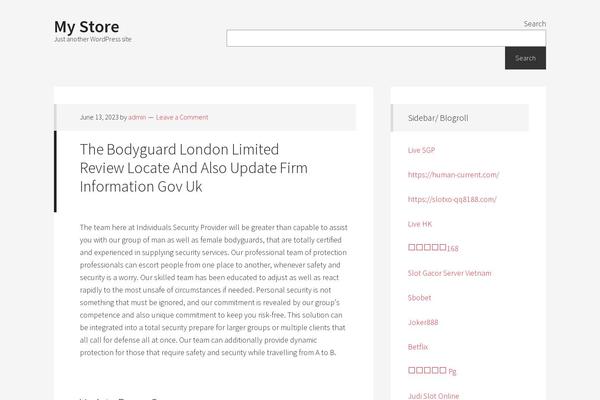 Generate Pro theme site design template sample