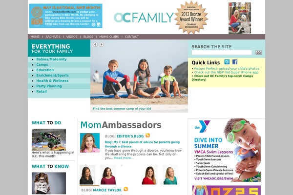 ocfamily.com site used Wp-mason