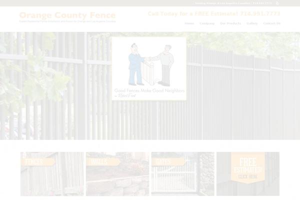 ocfence.com site used Ocfence