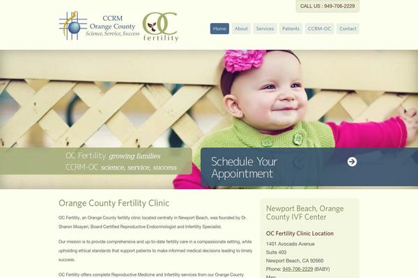 Oc theme site design template sample