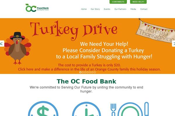 ocfoodbank.org site used Ocfoodbank
