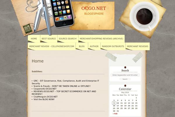 BigFeature theme site design template sample