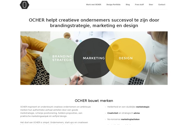 Immersion theme site design template sample