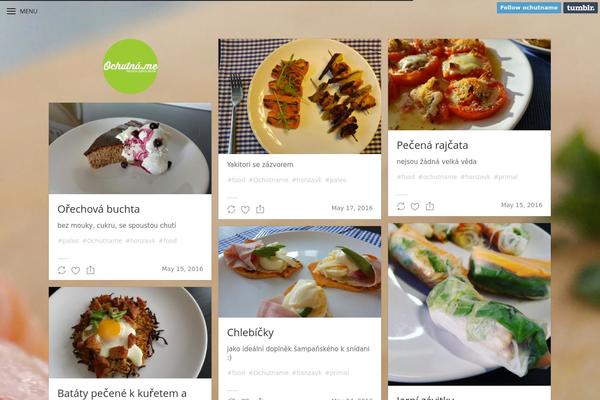 ochutna.me site used Recipes