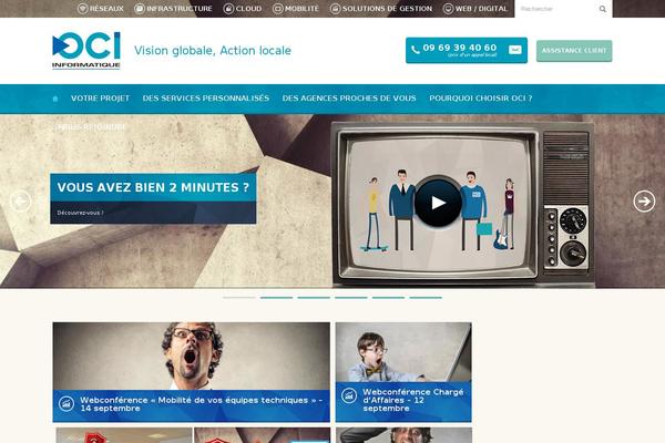 oci theme websites examples