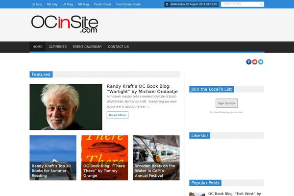 SaladMag theme site design template sample