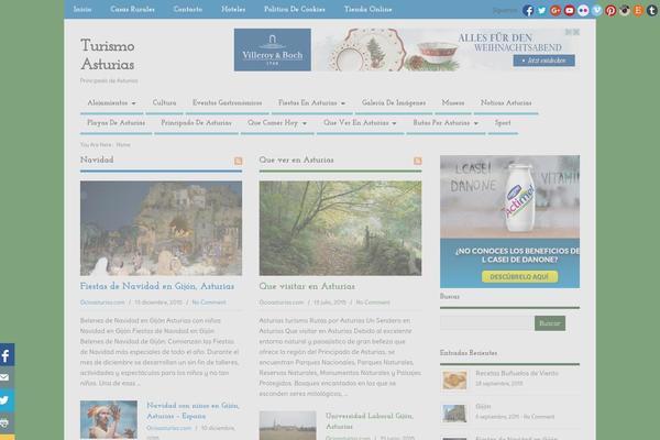 MesoColumn theme site design template sample